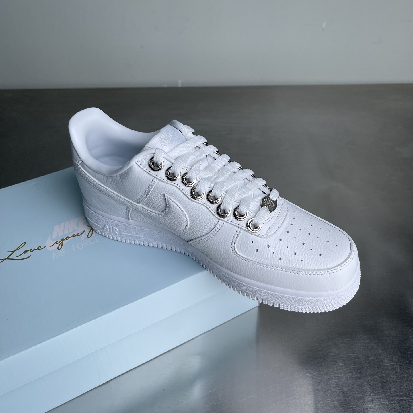 Nike Air Force 1 Low Blue / Grey detail view 6