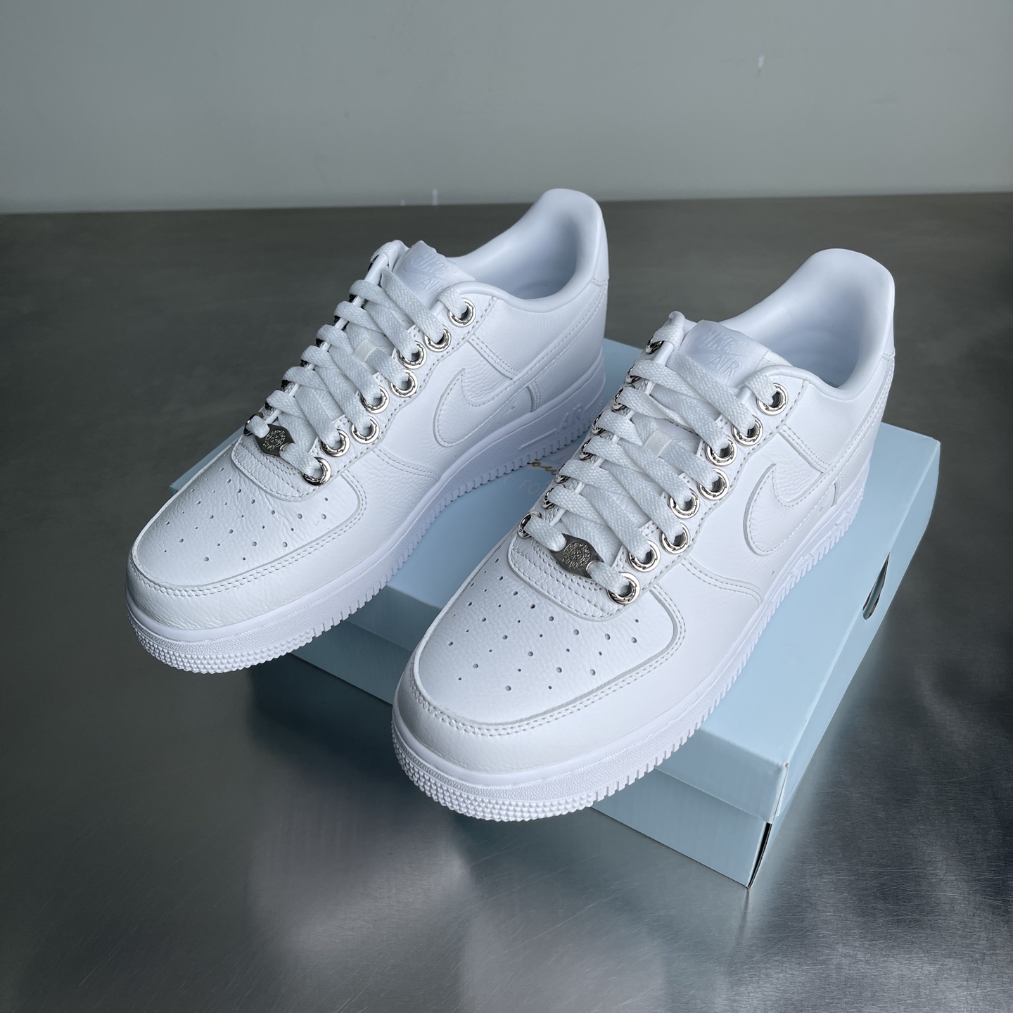 Nike Air Force 1 Low Blue / Grey detail view 7
