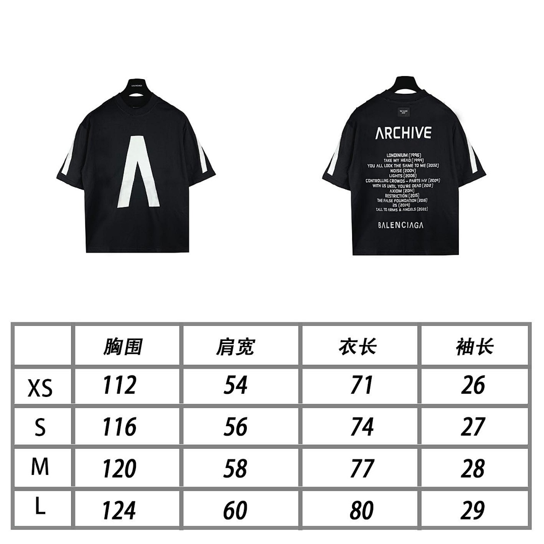 Balenciaga T-Shirt Style 034 detail view 2