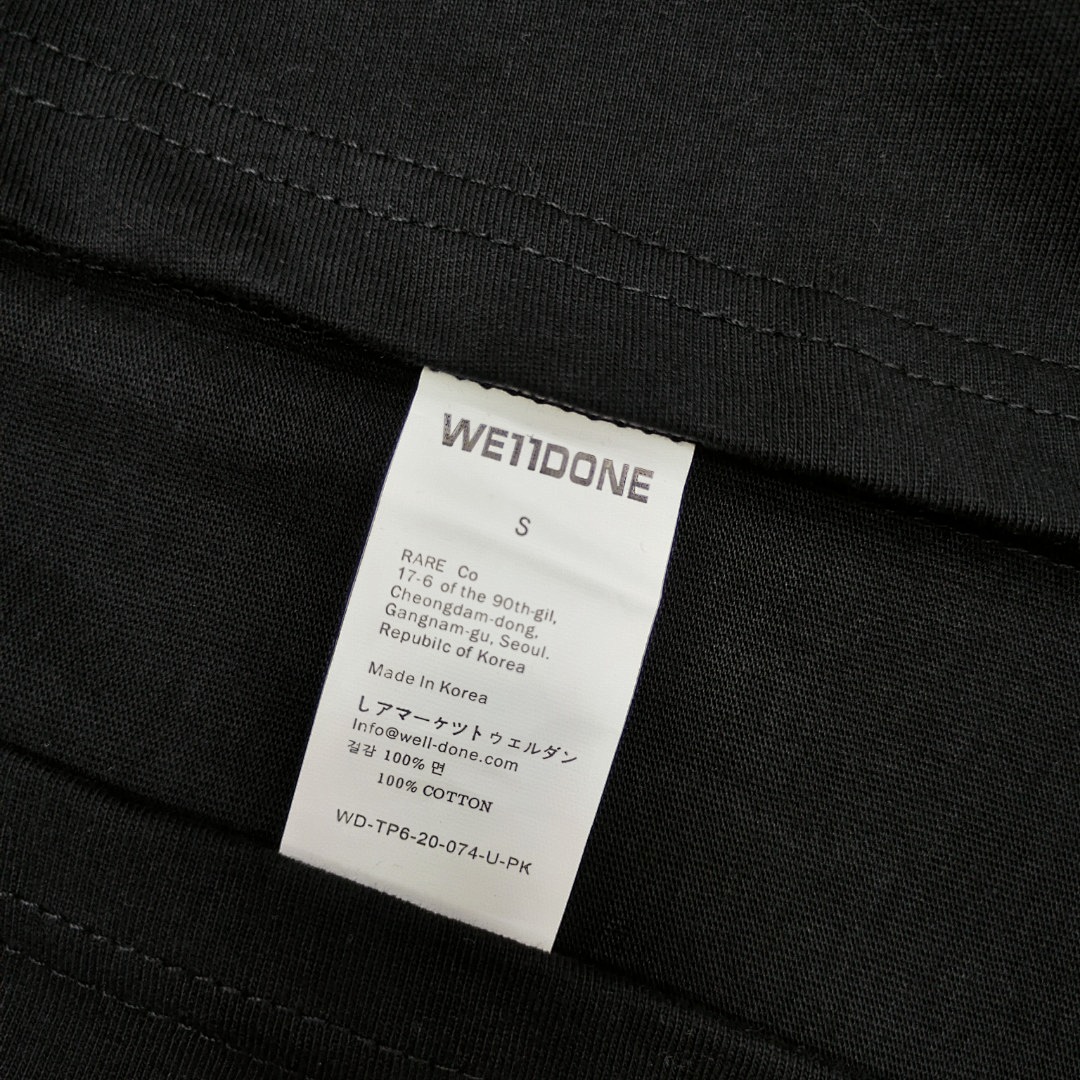 We11 Done T-Shirt Style 009 main view