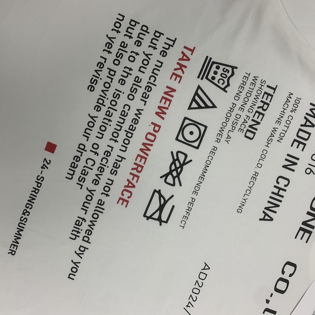 We11 Done T-Shirt Style 027 detail view 5