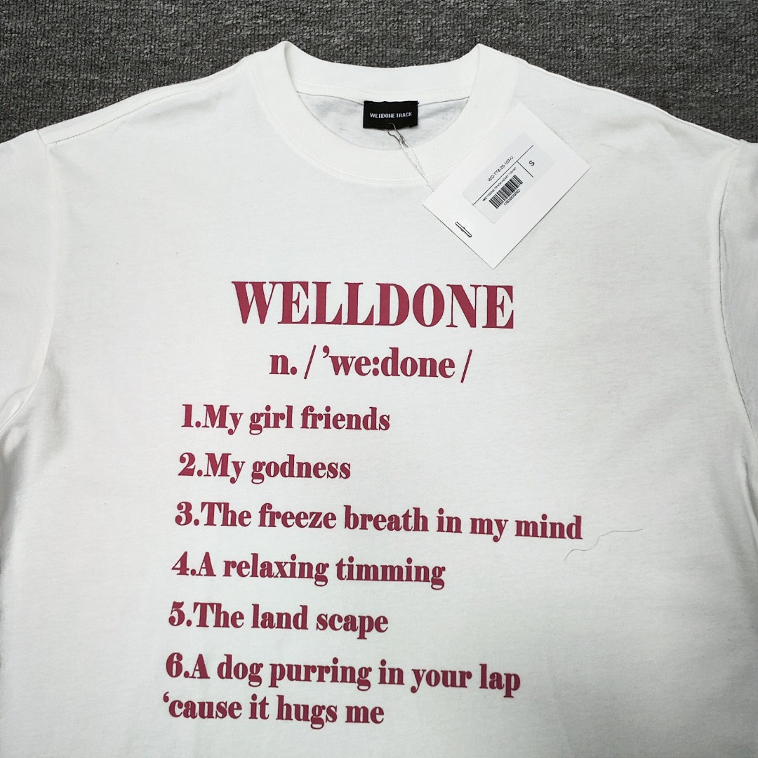 We11 Done T-Shirt Style 032 detail view 4