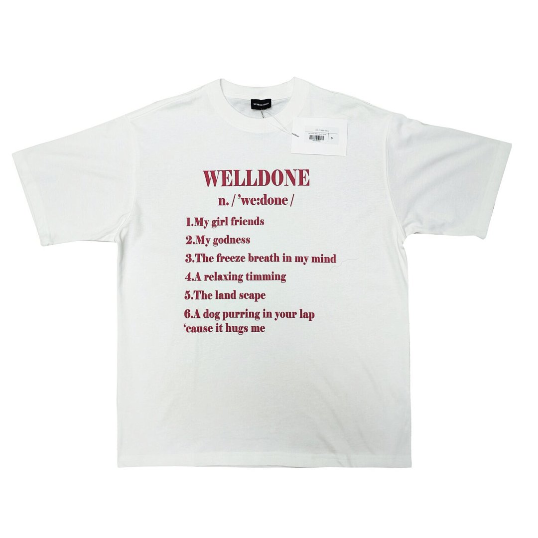 We11 Done T-Shirt Style 032 detail view 7