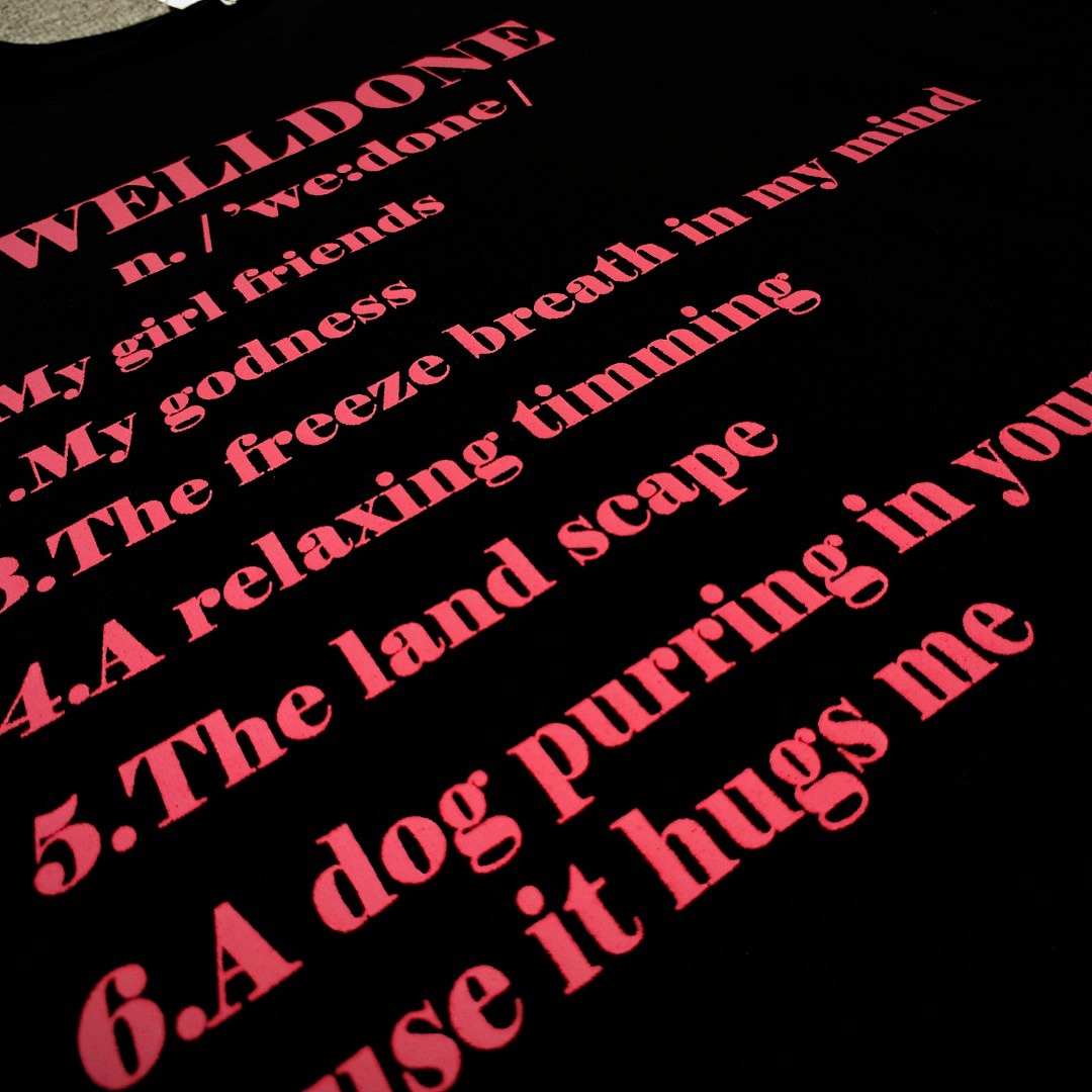 We11 Done T-Shirt Style 033 detail view 3