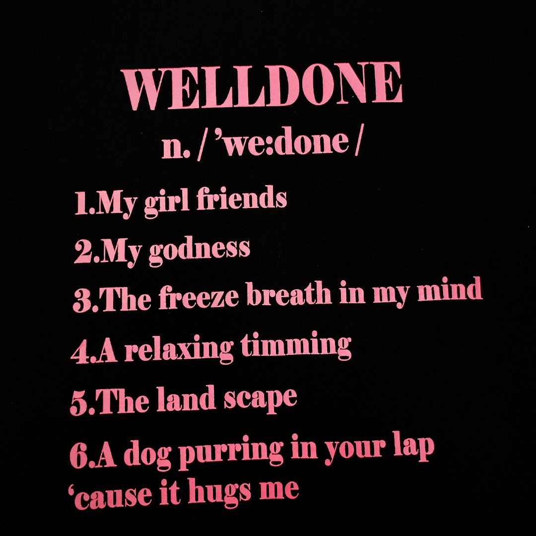 We11 Done T-Shirt Style 033 detail view 5