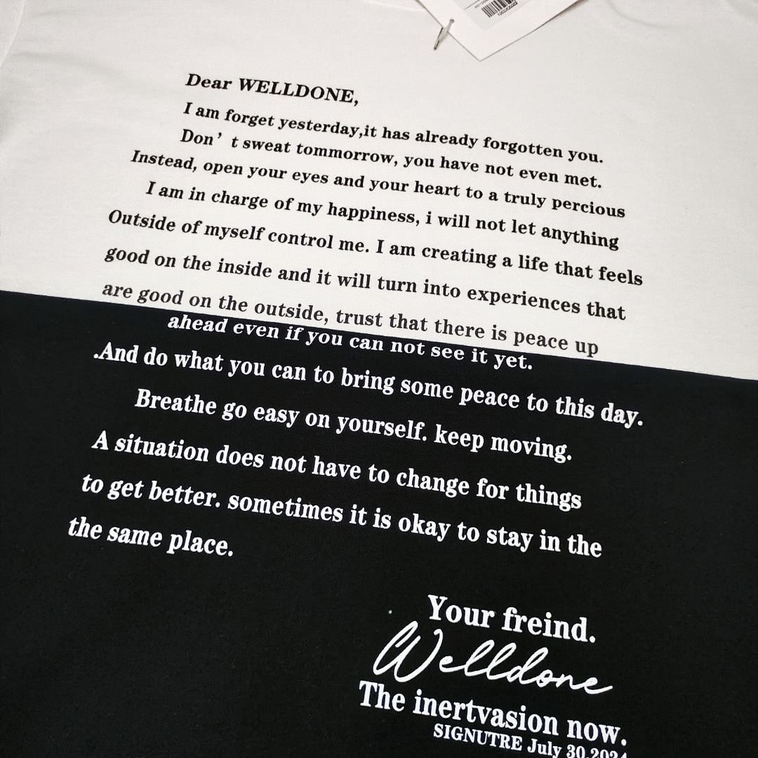 We11 Done T-Shirt Style 034 detail view 2
