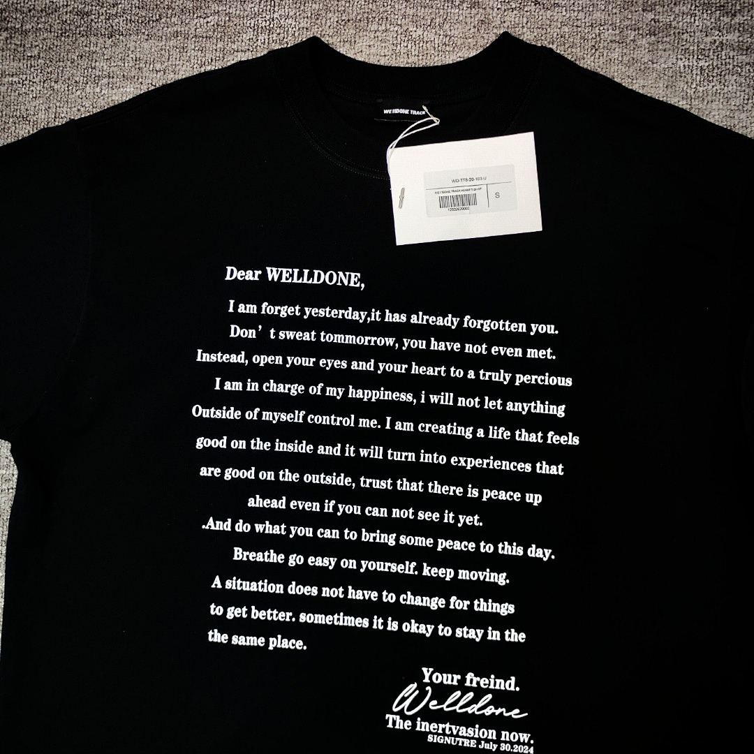 We11 Done T-Shirt Style 035 detail view 1