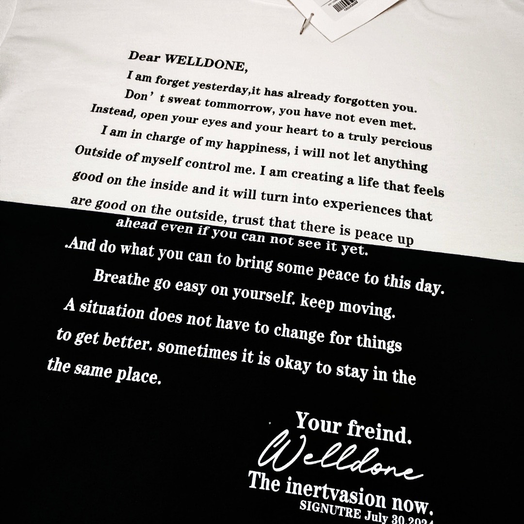 We11 Done T-Shirt Style 035 detail view 2