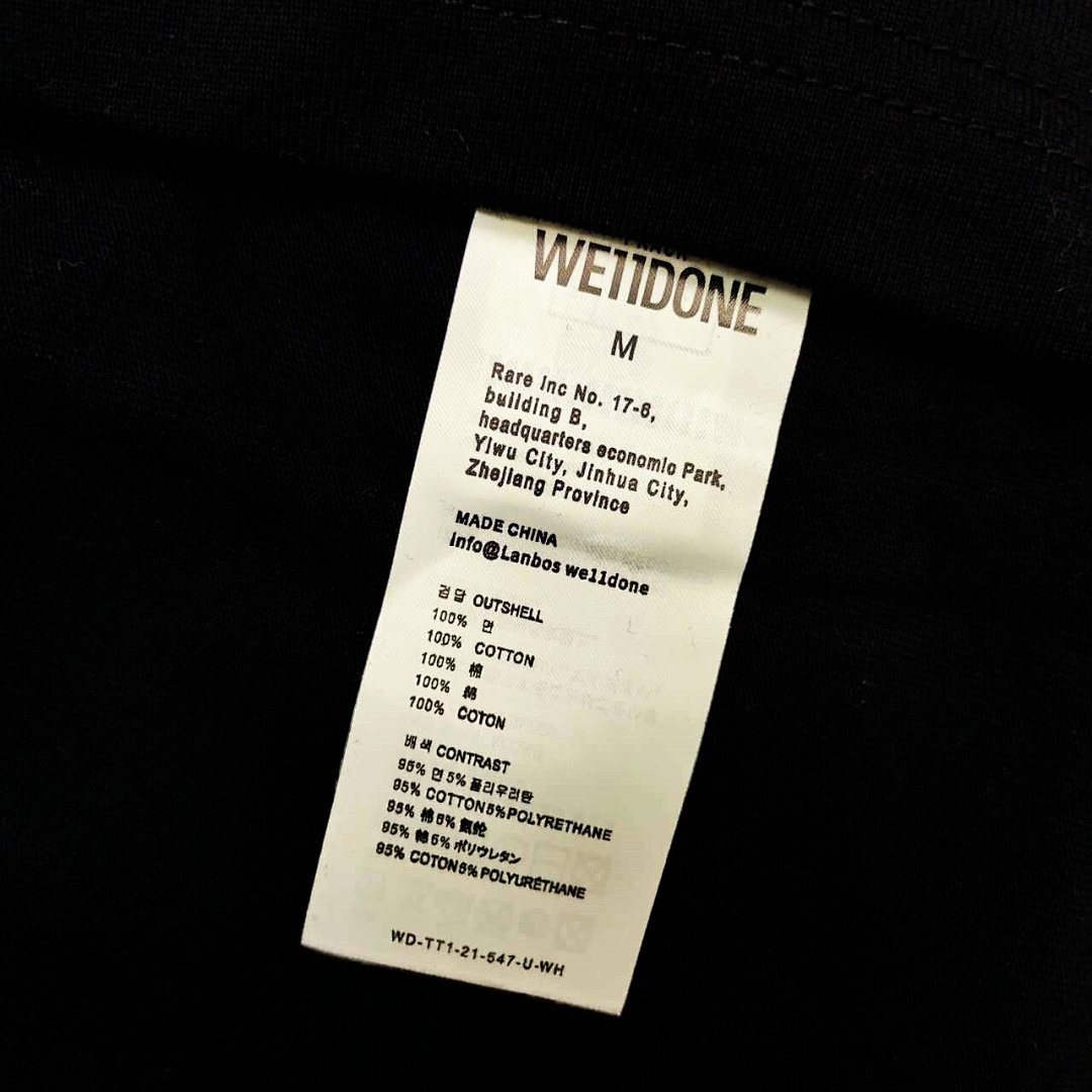 We11 Done T-Shirt Style 035 detail view 6