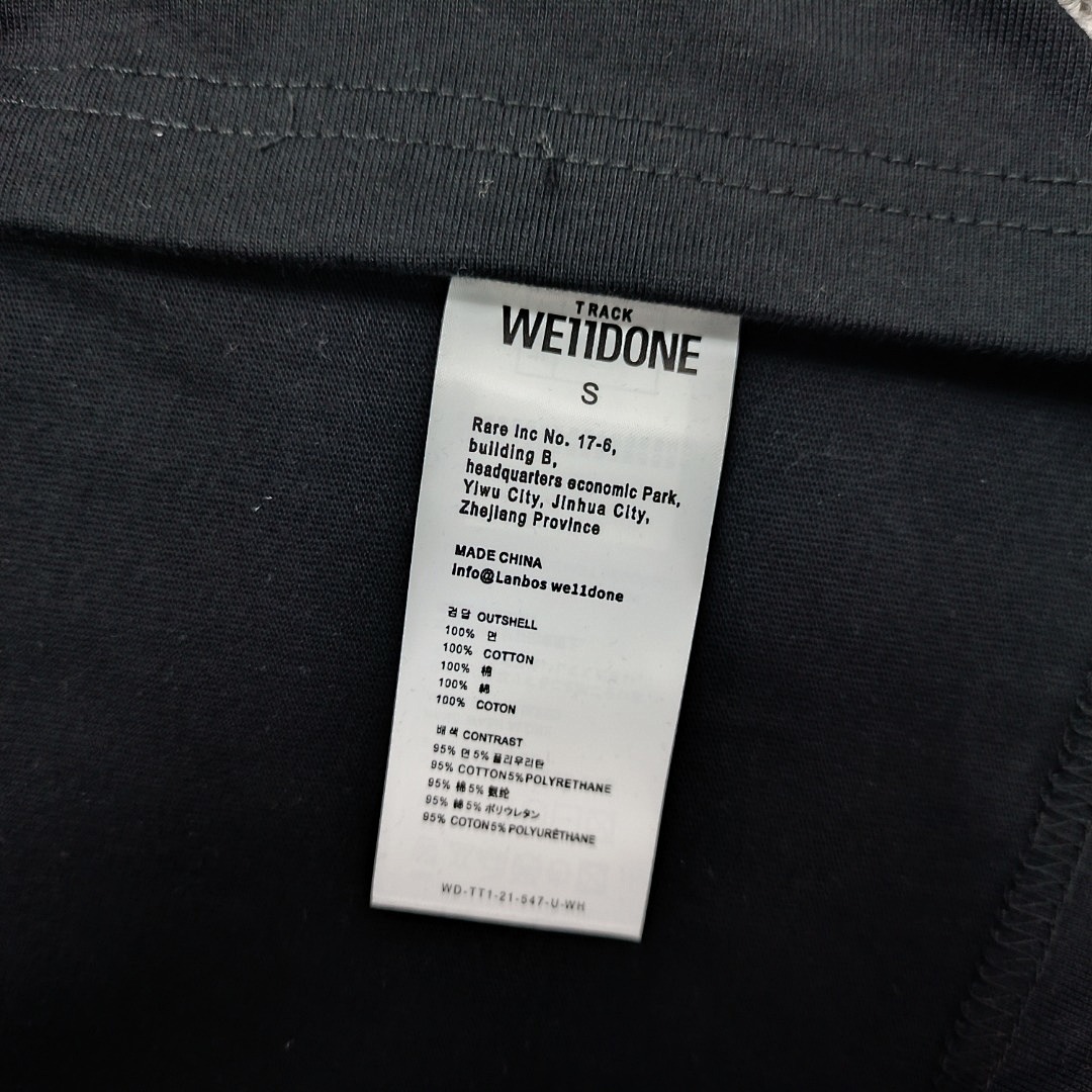 We11 Done T-Shirt Style 053 detail view 3