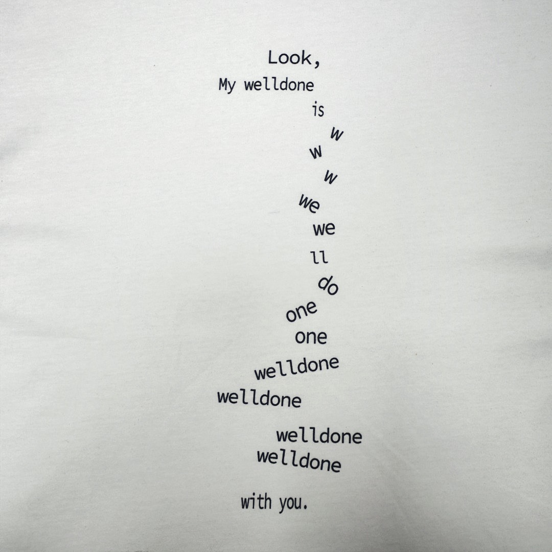We11 Done T-Shirt Style 067 detail view 5