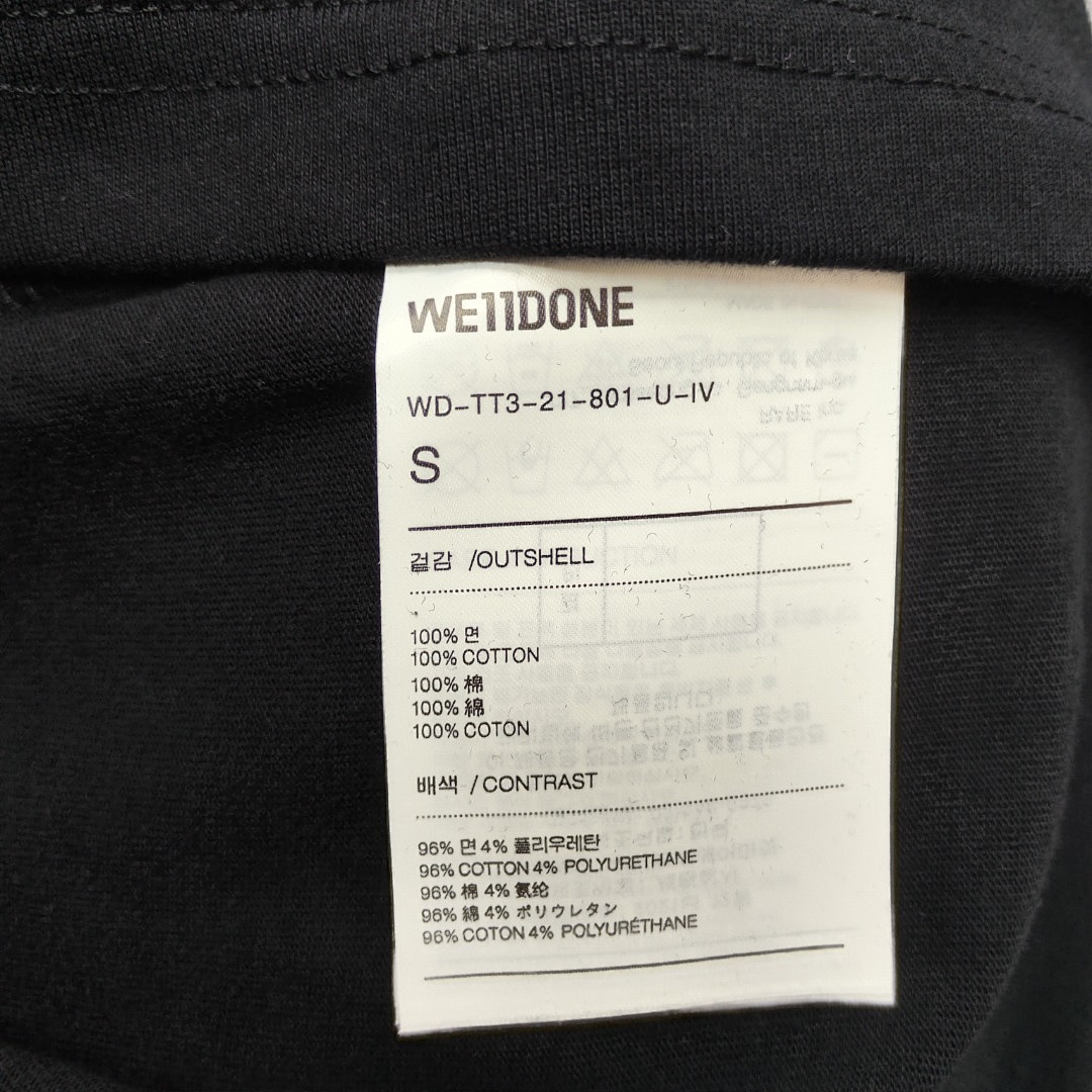 We11 Done T-Shirt Style 070 detail view 2