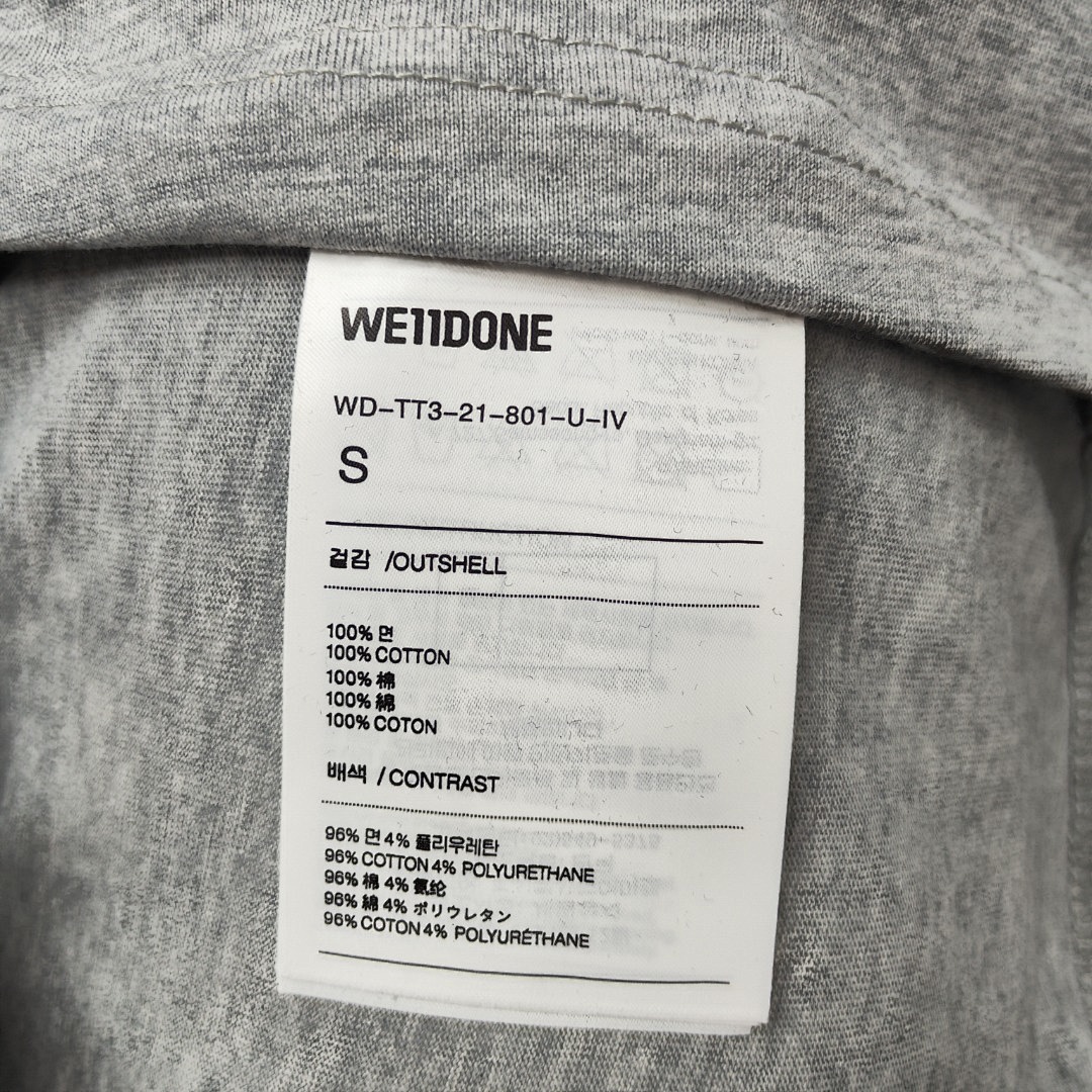 We11 Done T-Shirt Style 071 detail view 4
