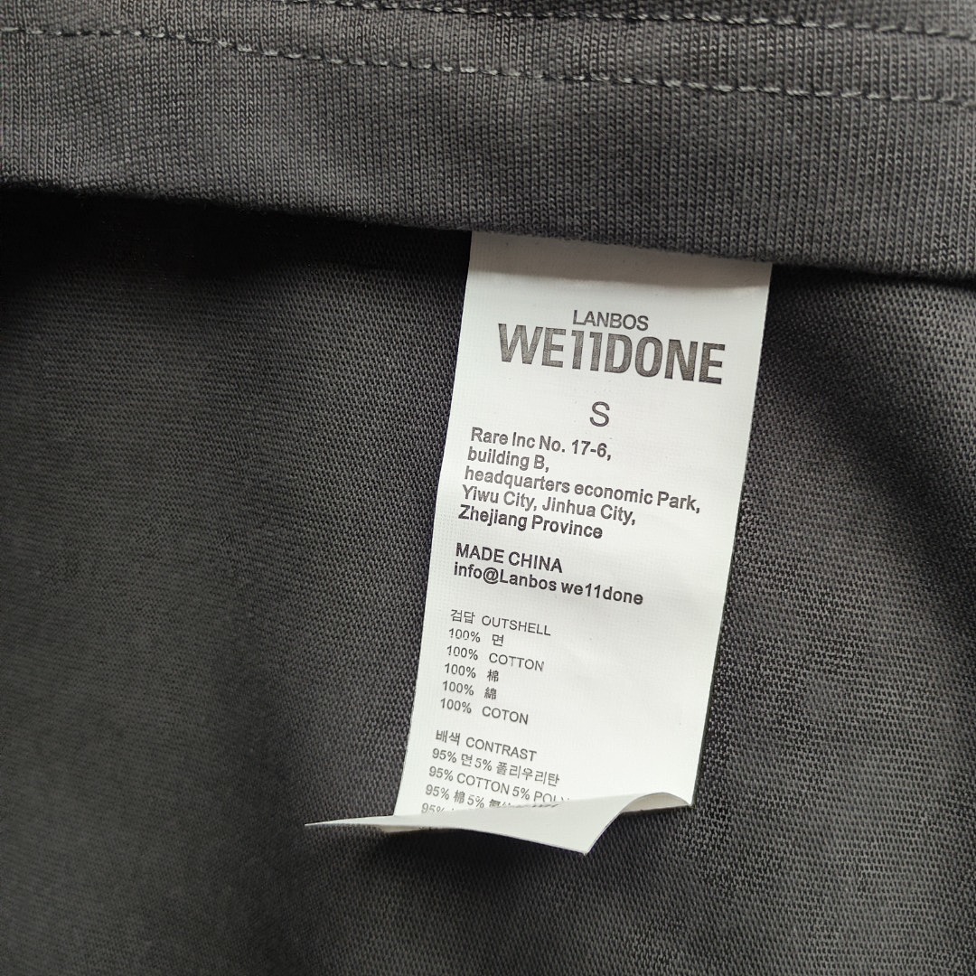 We11 Done T-Shirt Style 073 detail view 4