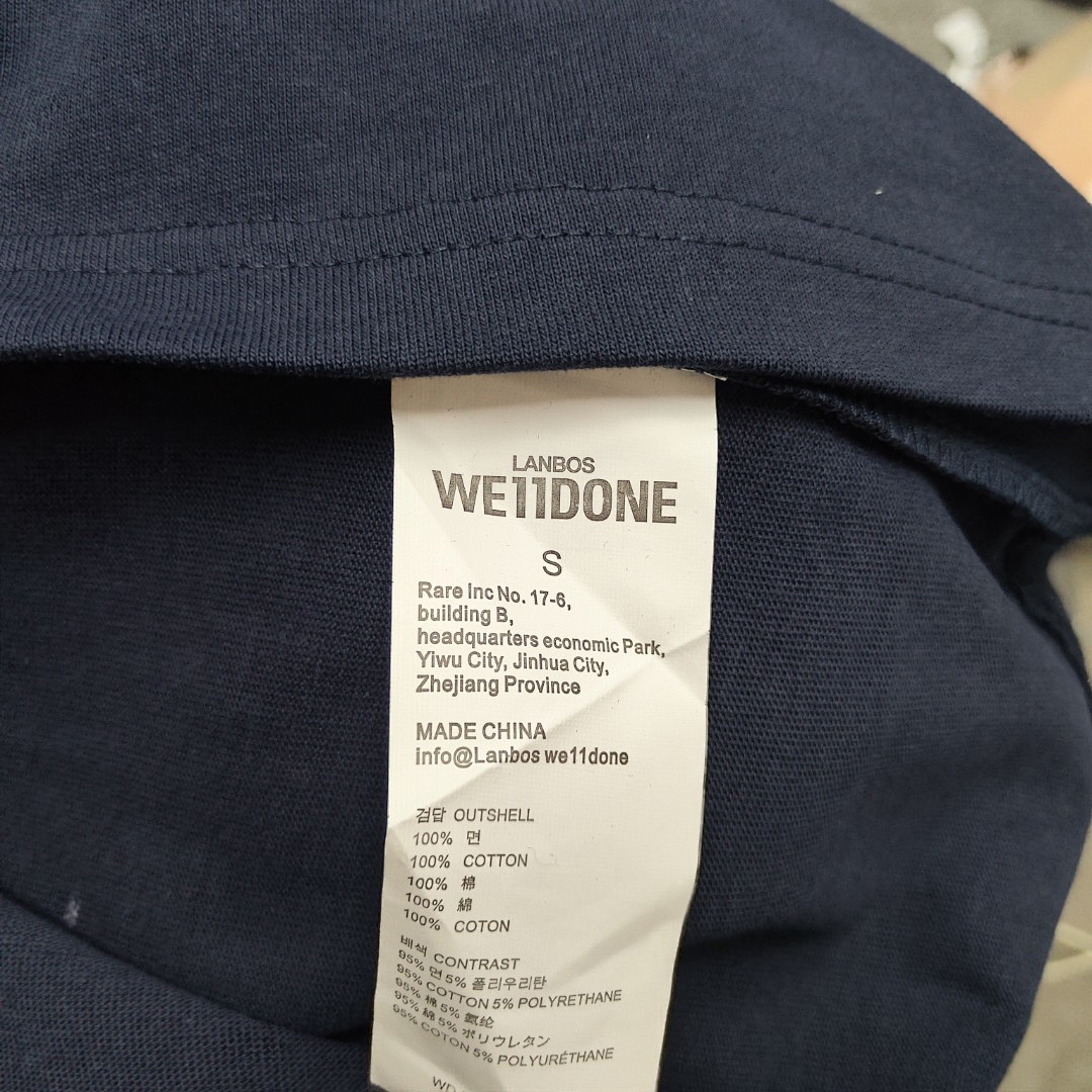 We11 Done T-Shirt Style 077 detail view 4