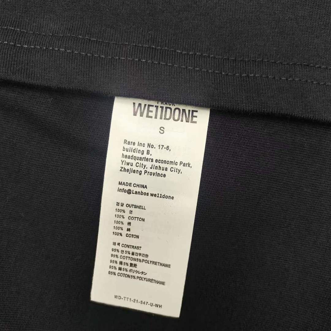 We11 Done T-Shirt Style 083 detail view 2