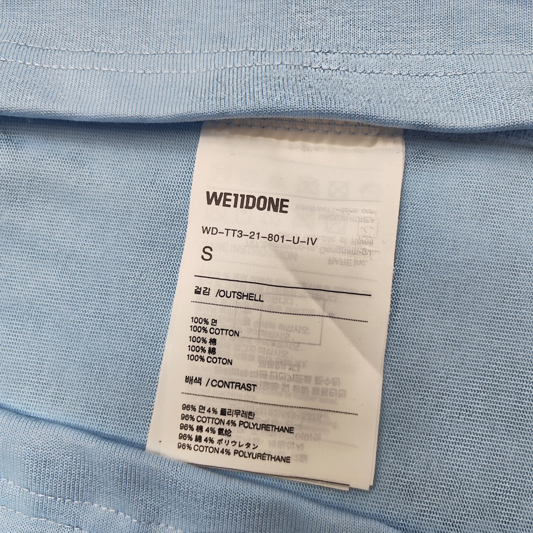 We11 Done T-Shirt Style 084 main view