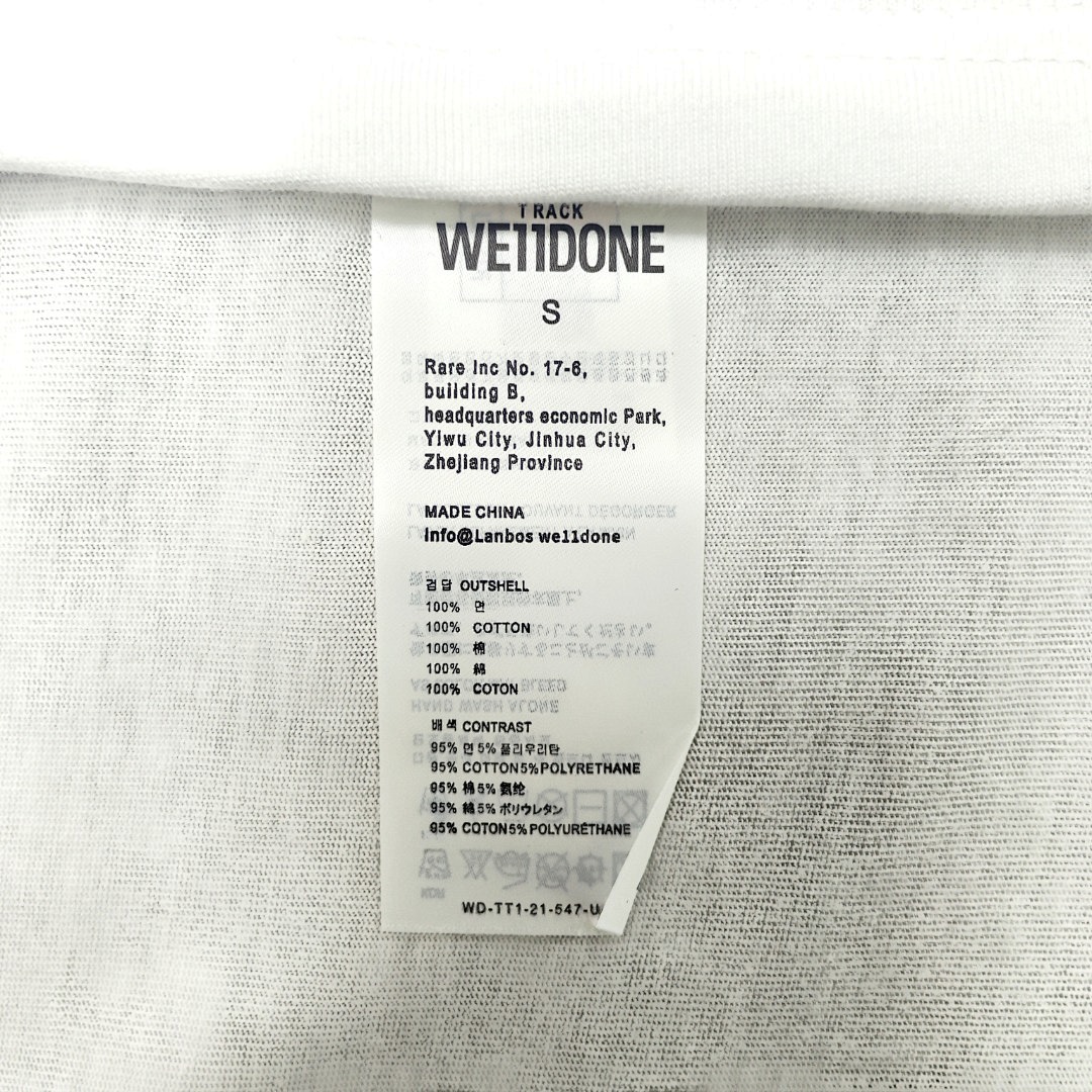 We11 Done T-Shirt Style 086 main view