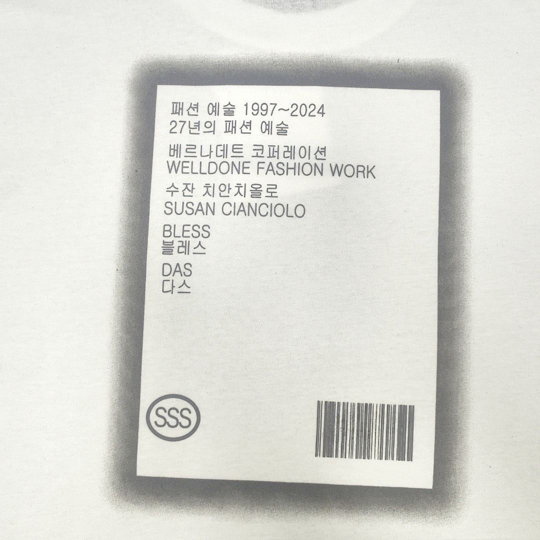 We11 Done T-Shirt Style 086 detail view 2