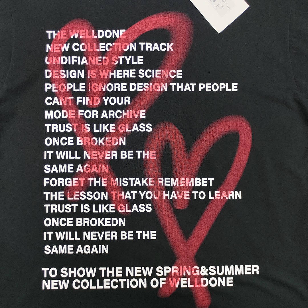 We11 Done T-Shirt Style 087 detail view 4