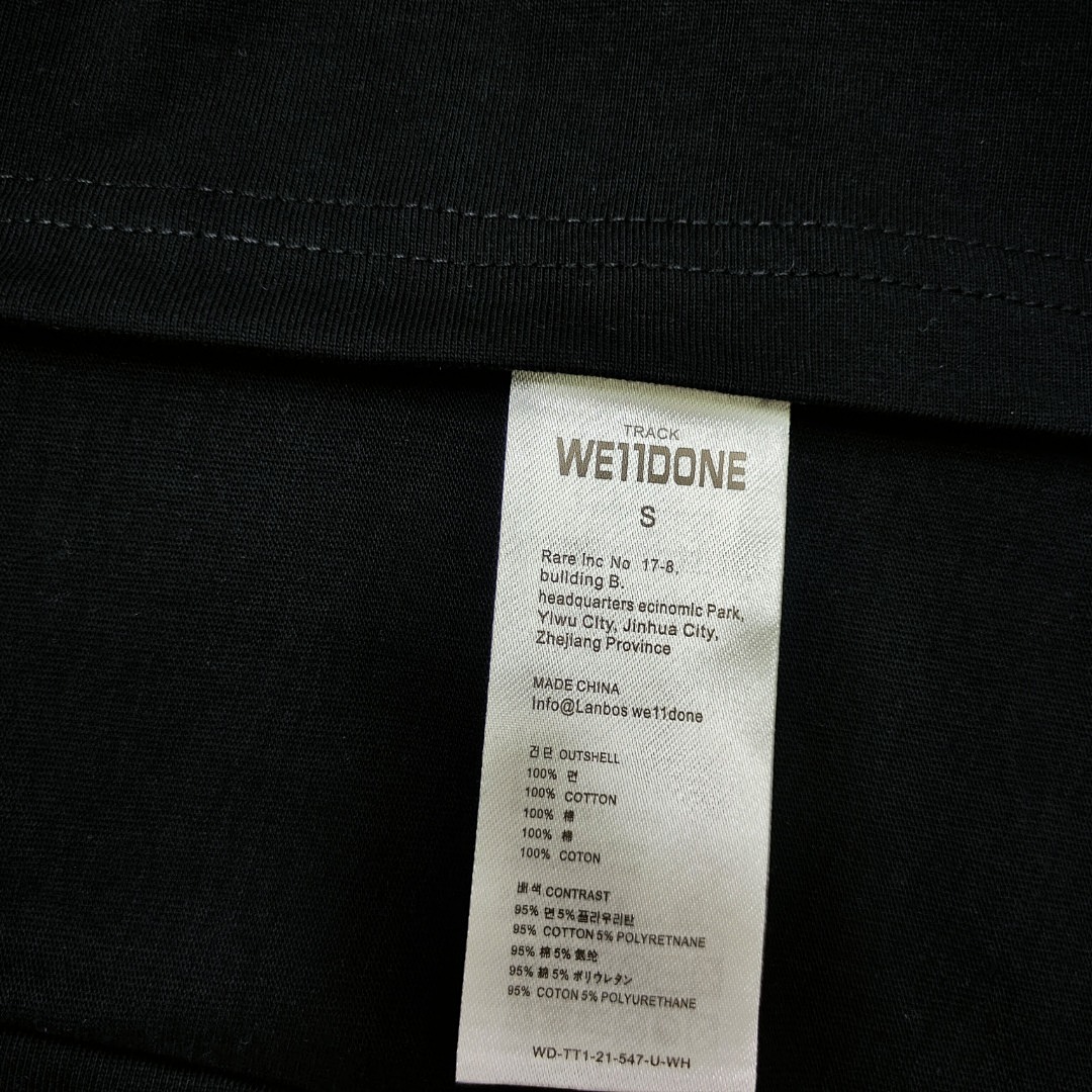 We11 Done T-Shirt Style 091 main view