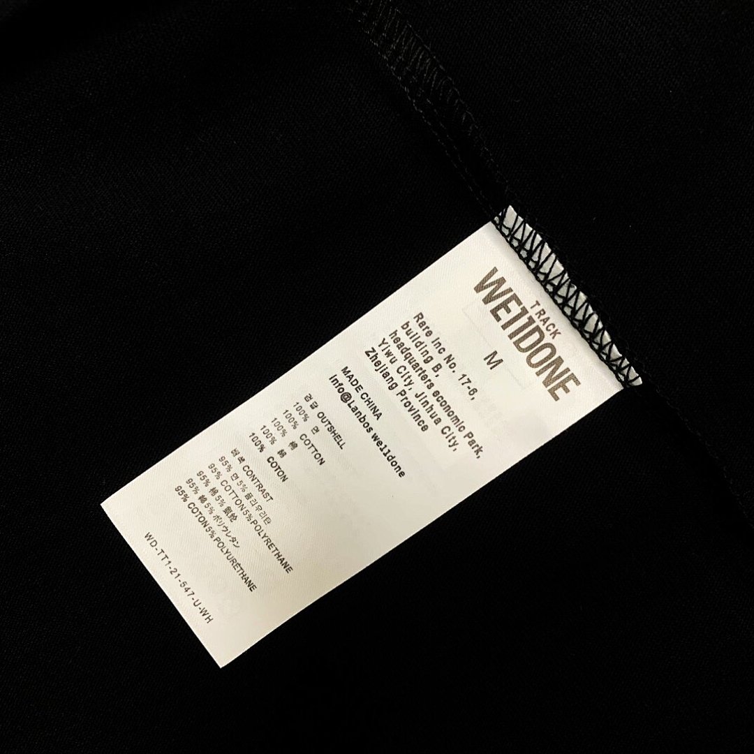 We11 Done T-Shirt Style 100 main view