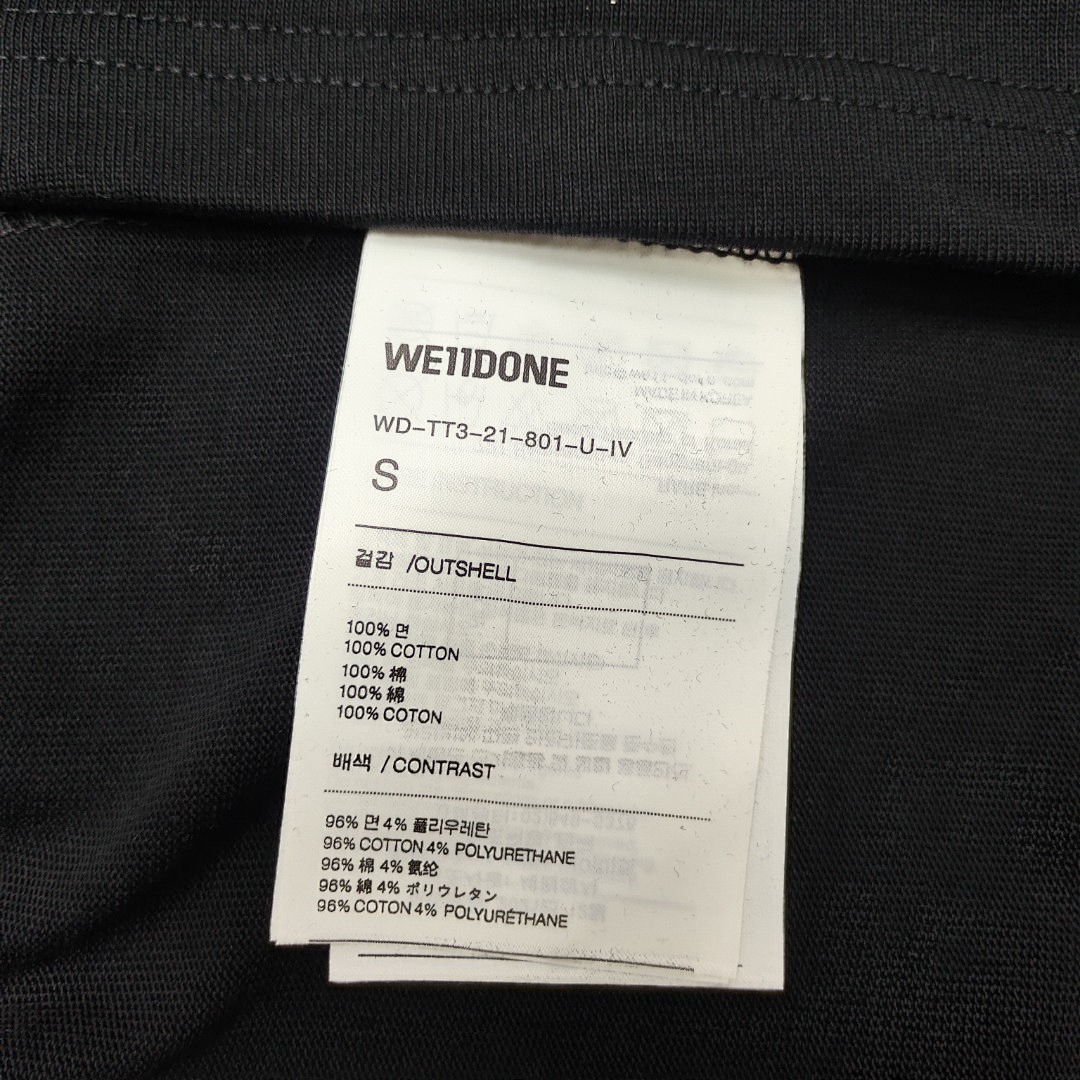 We11 Done T-Shirt Style 110 detail view 5