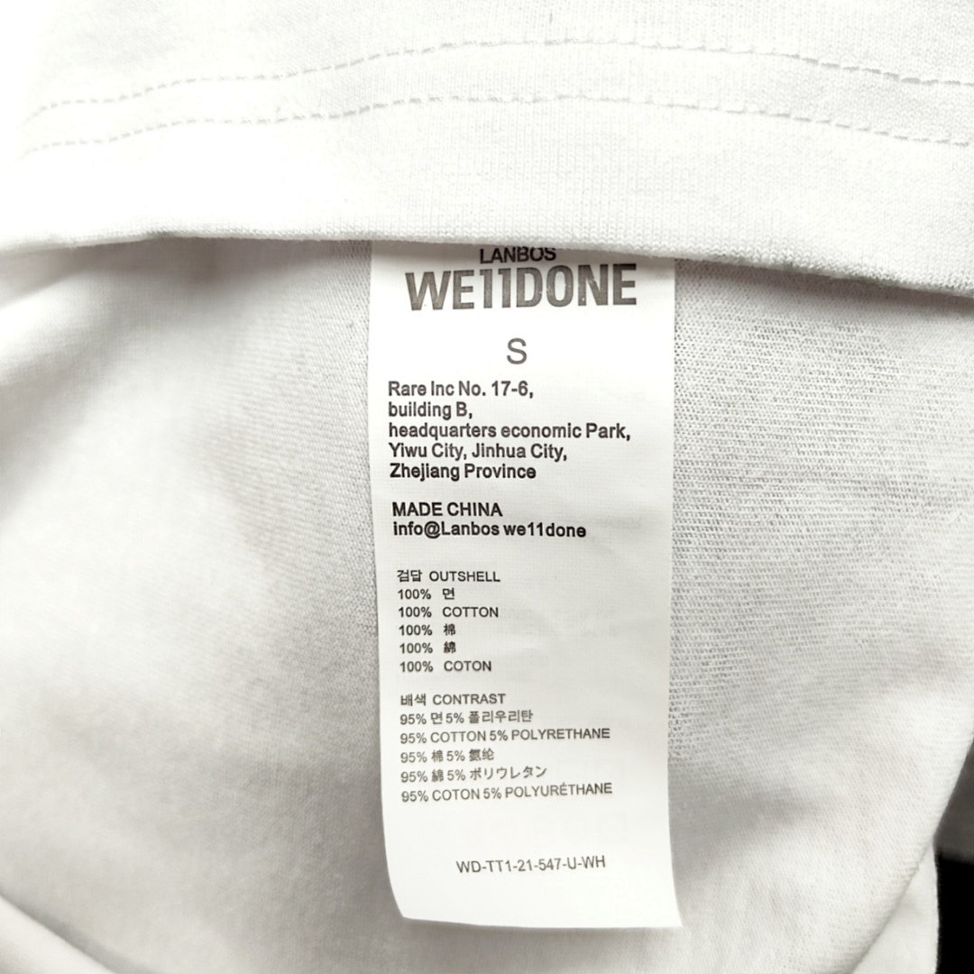 We11 Done T-Shirt Style 121 detail view 1