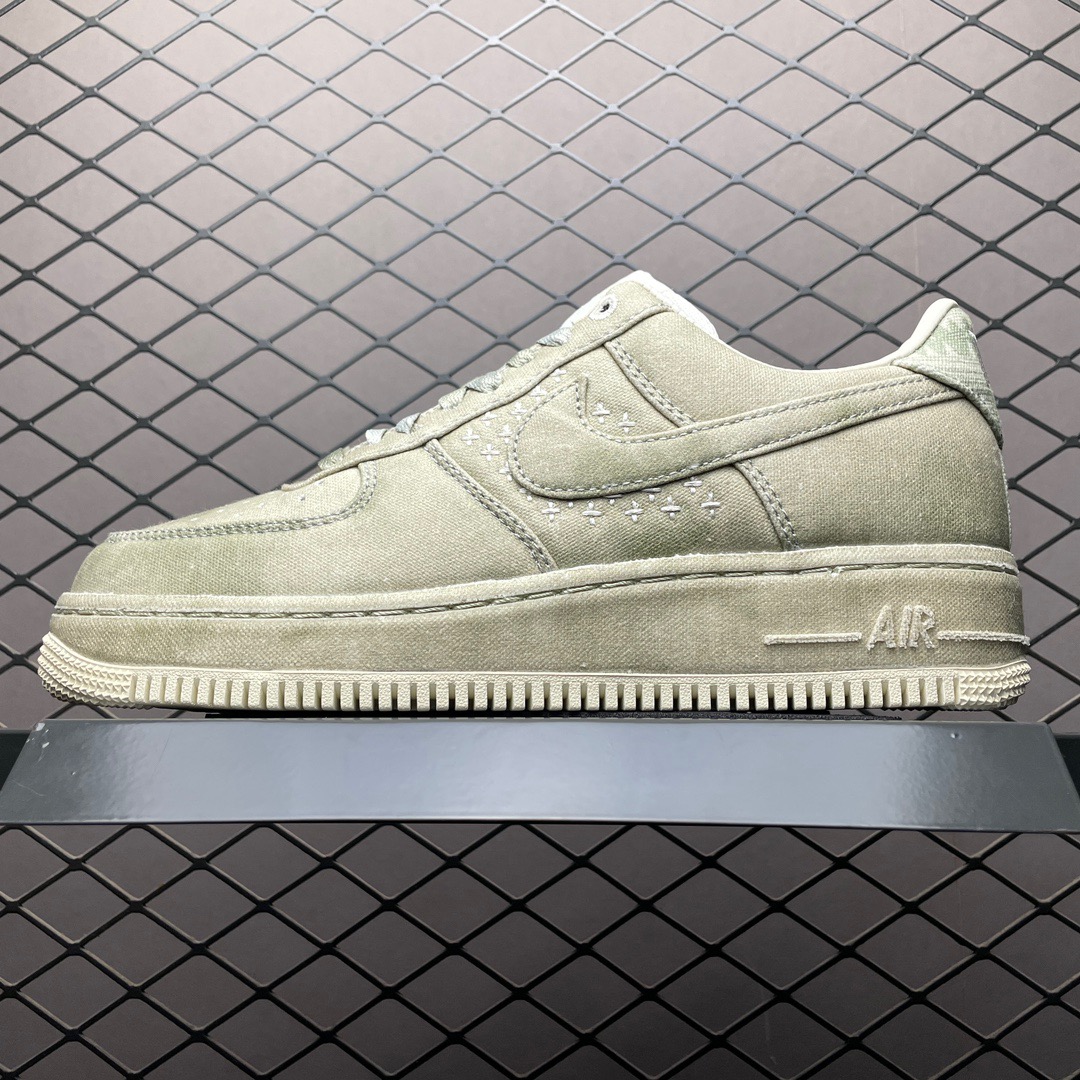 Nike Air Force 1 Casual Shoes Green main view